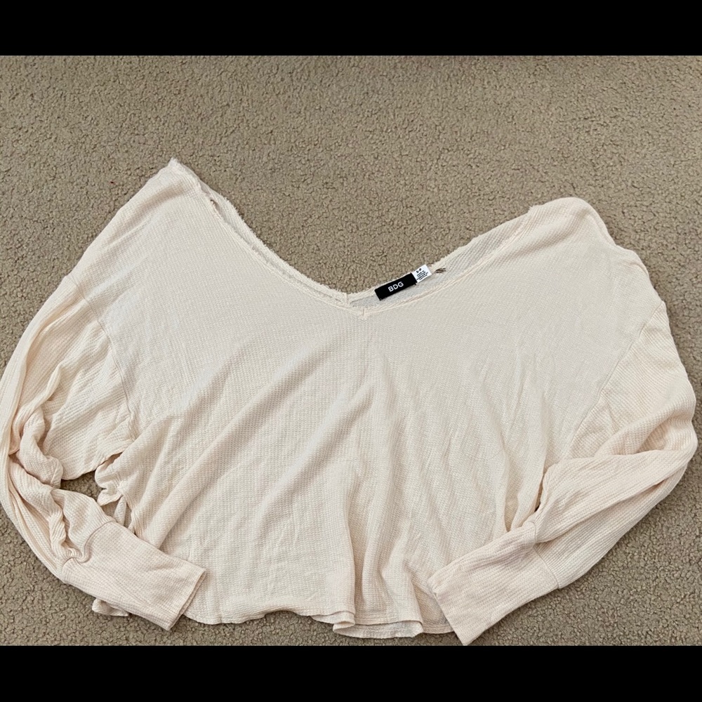 BDG waffle knit top